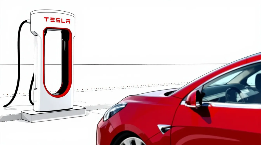 Modele Tesli, w tym model S i model Y, z nielimitowanym darmowym ładowaniem.